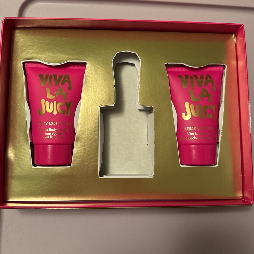 Juicy Couture Viva La Juicy Shower Gel and Body Soufflé
